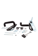 Drukgarnituur voor loopdeur, handvat + sluitplaat