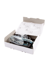 Drukgarnituur voor loopdeur, handvat + sluitplaat