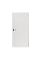Geïsoleerde stalen MZ Deur, RAL 9002 Grijswit, inclusief deurbeslag