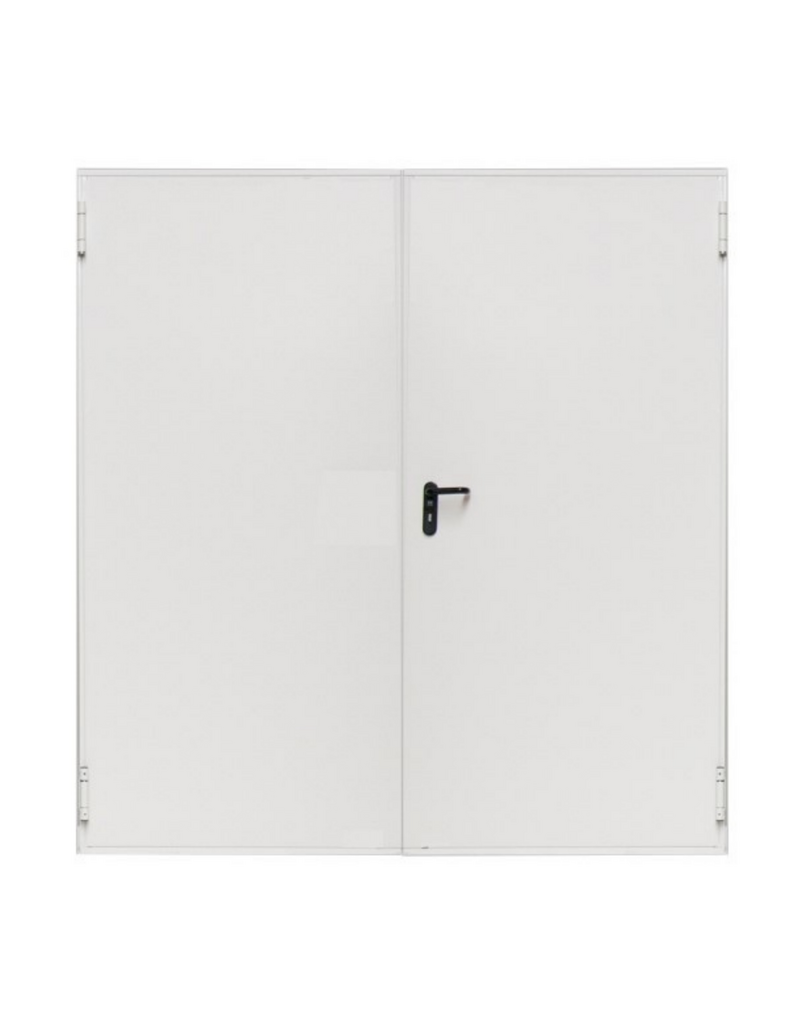 Geïsoleerde Stalen MZ Deuren, RAL 9002 Grijswit, inclusief deurbeslag