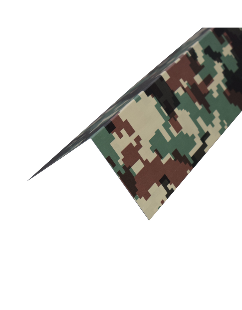 Hoekstuk, 100x100 mm Camouflage print
