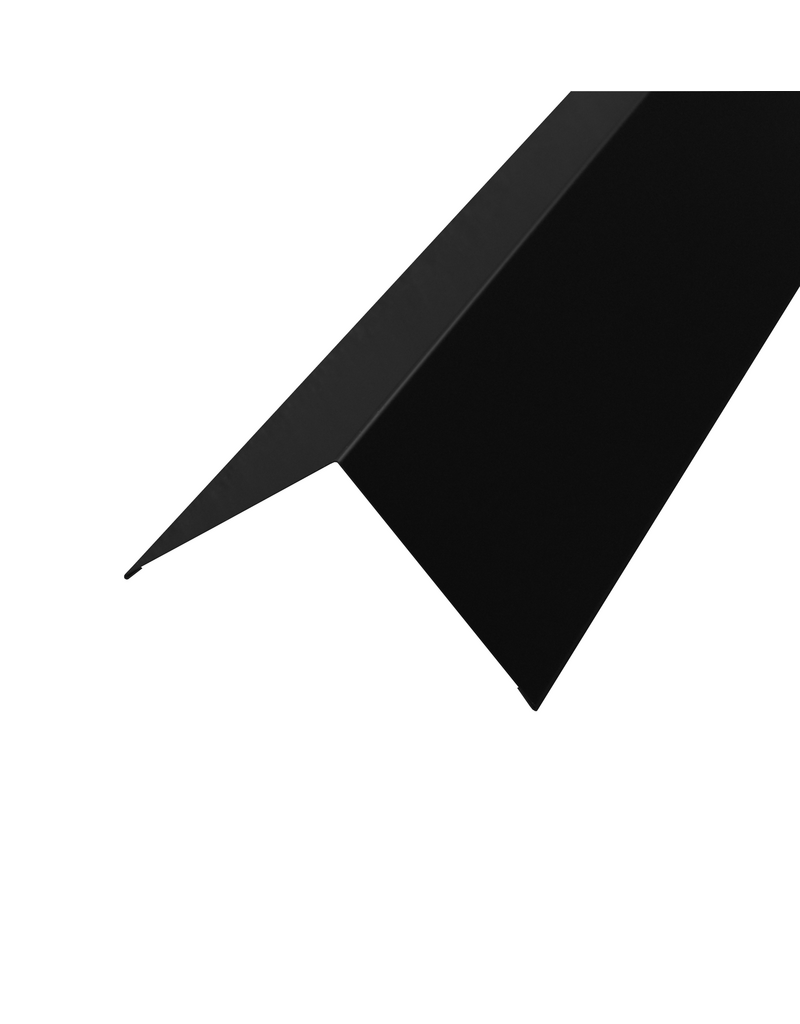 Hoekstuk, 100x100 mm RAL 9005 Gitzwart