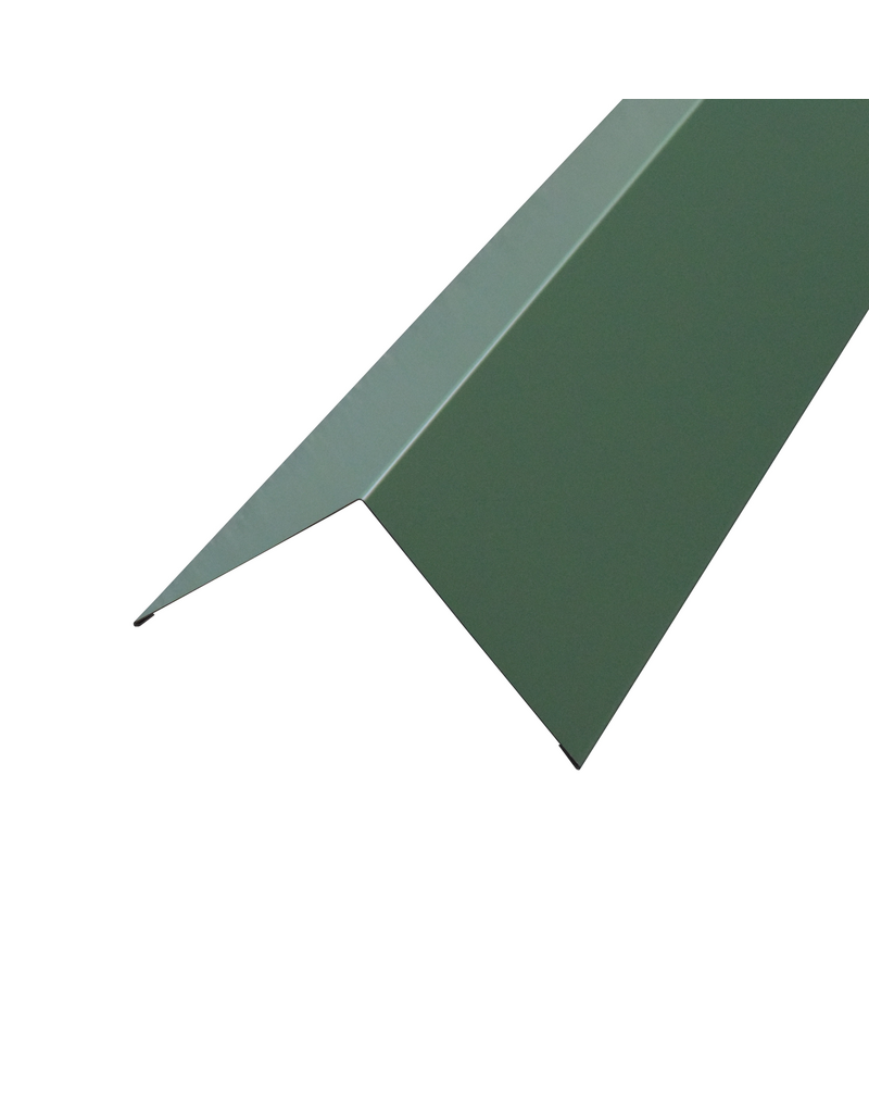 Hoekstuk, 100x100 mm RAL 6011 Resedagroen