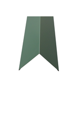 Hoekstuk, 100x100 mm RAL 6011 Resedagroen