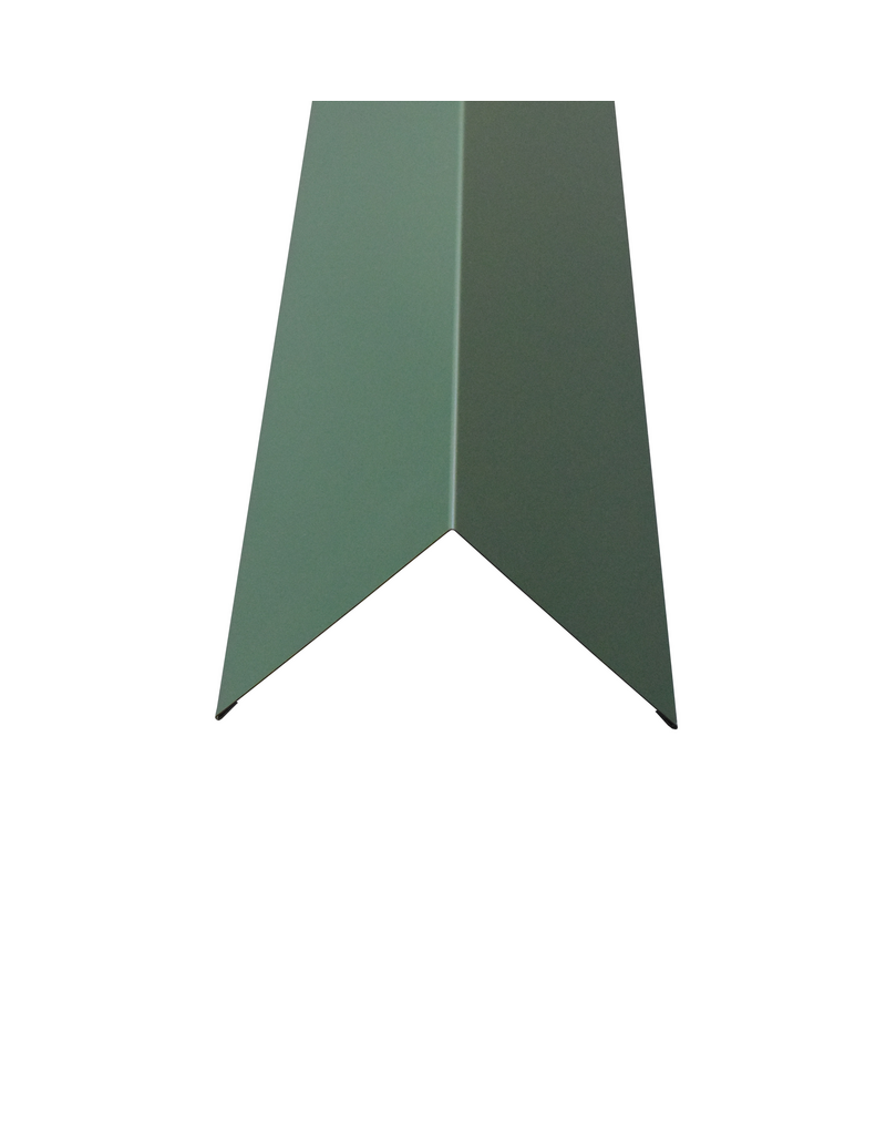 Hoekstuk, 100x100 mm RAL 6011 Resedagroen