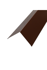 Hoekstuk, 100x100 mm RAL 8014 Sepiabruin