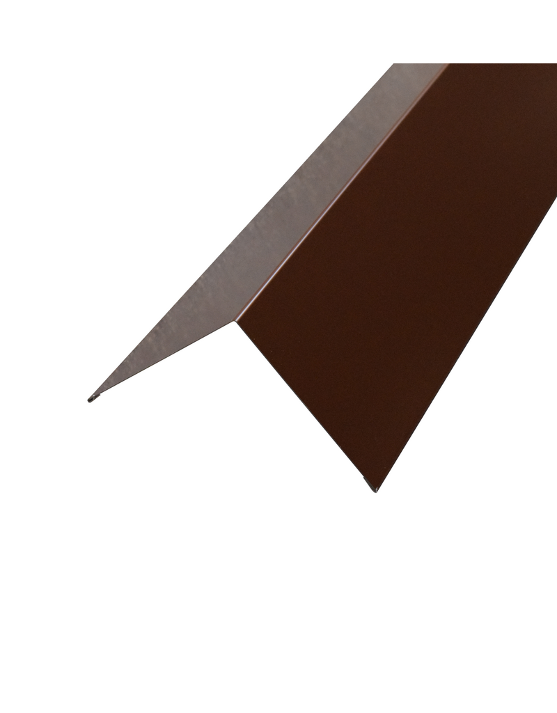 Hoekstuk, 100x100 mm RAL 8014 Sepiabruin