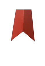 Hoekstuk, 100x100 mm RAL 3016 Koraalrood