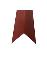 Hoekstuk, 100x100 mm RAL 3009 Oxiderood