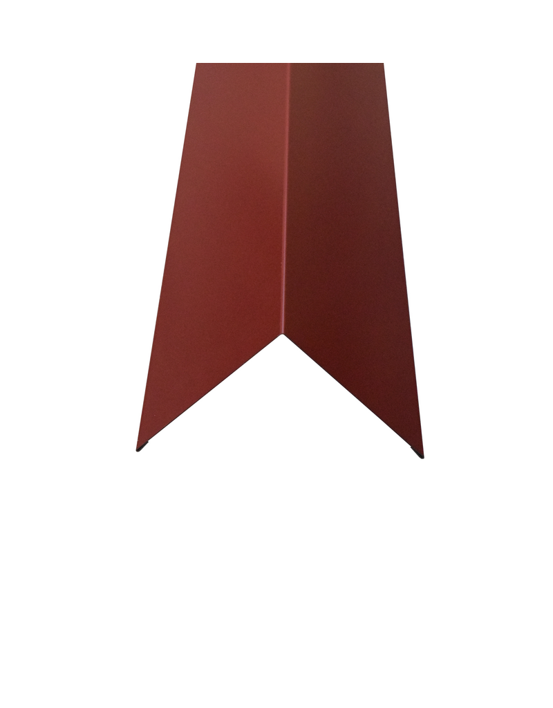 Hoekstuk, 100x100 mm RAL 3009 Oxiderood