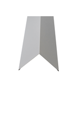 Hoekstuk, 100x100 mm RAL 9002 Grijswit