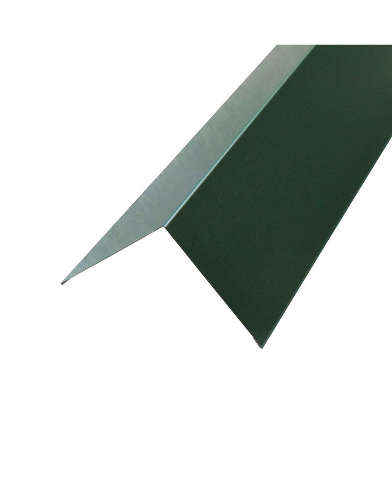 Hoekstuk, 100x100 mm RAL 6009 Dennengroen