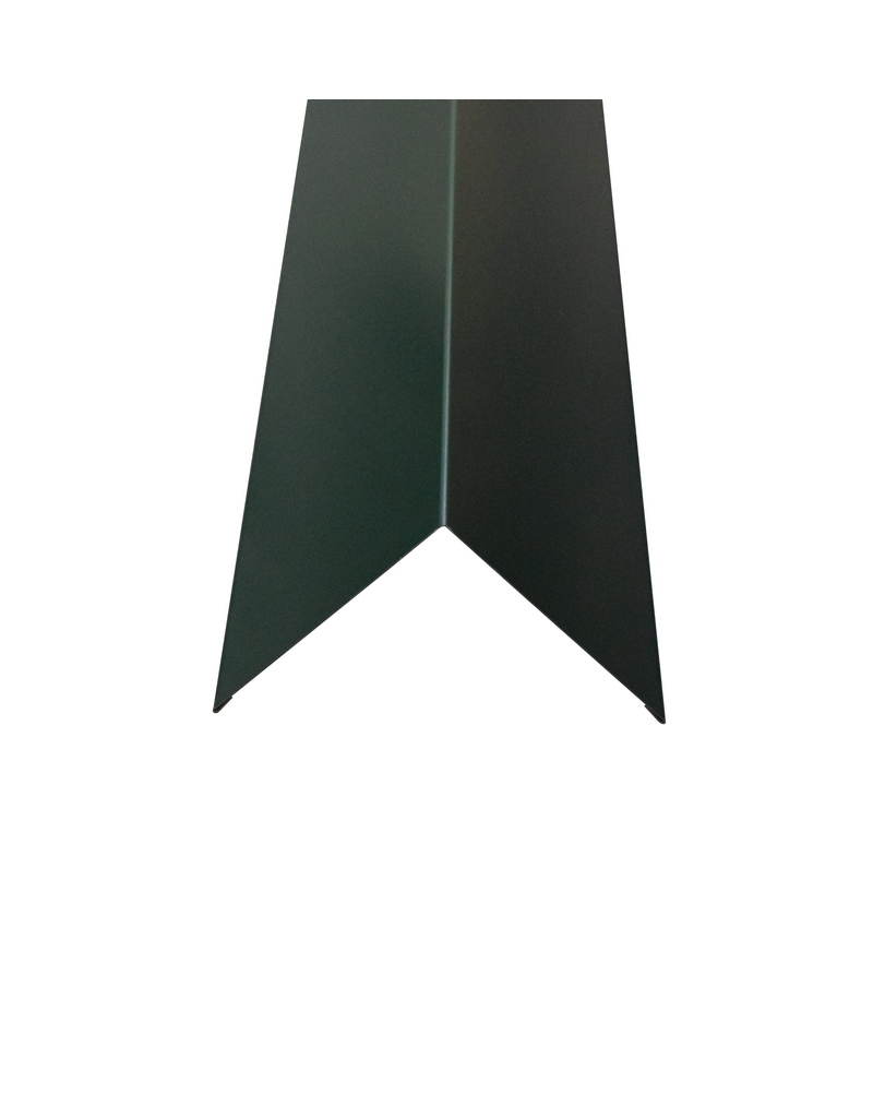 Hoekstuk, 100x100 mm RAL 6009 Dennengroen