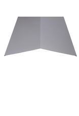 Nokstuk 200x200 mm RAL 9006 Blank Aluminium