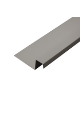 Lekdorpel, 80/40/25/15 mm, RAL 9006 Blank Aluminium