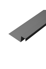 Lekdorpel, 80/40/25/15 mm, RAL 9007 Grijs Aluminium