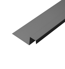 Lekdorpel, 80/40/25/15 mm, RAL 9007 Grijs Aluminium