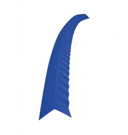 Hoekstuk gebogen, 100x100 mm RAL 5010 Gentiaanblauw