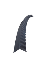 Hoekstuk gebogen, 100x100 mm RAL 7016 Antraciet