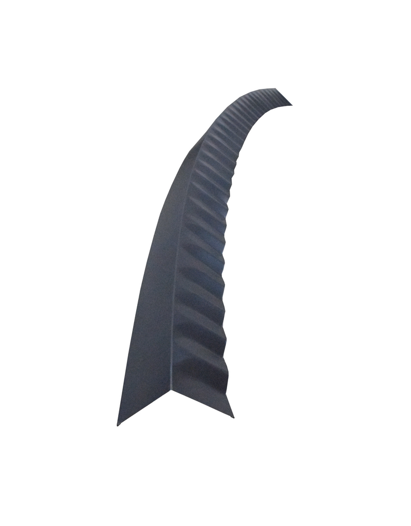 Hoekstuk gebogen, 100x100 mm RAL 7016 Antraciet