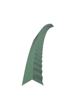 Hoekstuk gebogen, 100x100 mm RAL 6011 Resedagroen