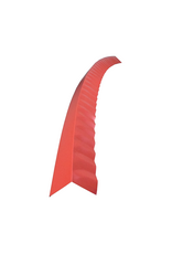 Hoekstuk gebogen, 100x100 mm RAL 3016 Koraalrood