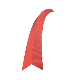 Hoekstuk gebogen, 100x100 mm RAL 3016  Koraalrood