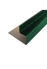 Zijkantprofiel Groen met houtnerf, 3000 mm