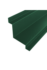 Binnenhoekprofiel Groen met houtnerf, 3000 mm