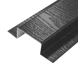 Koppelprofiel Mat Zwart met houtnerf, 3000 mm