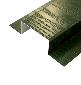 Koppelprofiel Groen met houtnerf, 3000 mm