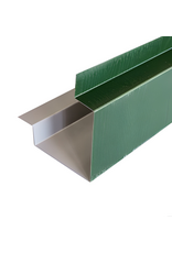 Hoekprofiel Groen met houtnerf, 3000 mm