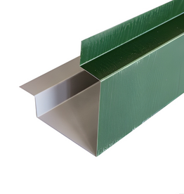 Hoekprofiel Groen met houtnerf, 3000 mm