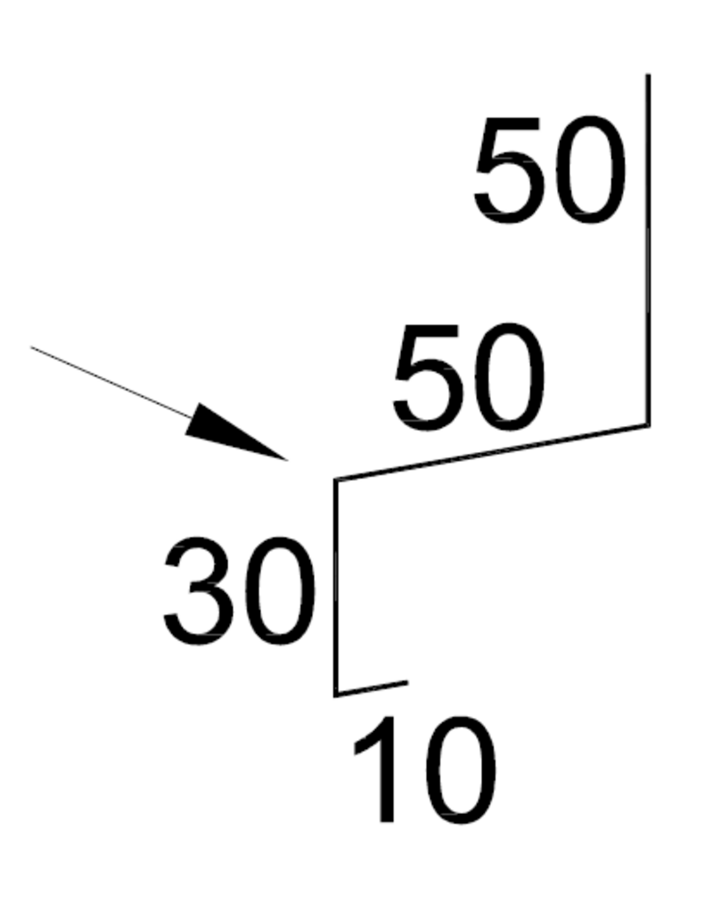 Lekdorpel Groen met Houtnerf, 3000 mm
