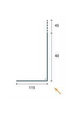 Isolatiebeschermingsprofiel RAL 7016 Antraciet
