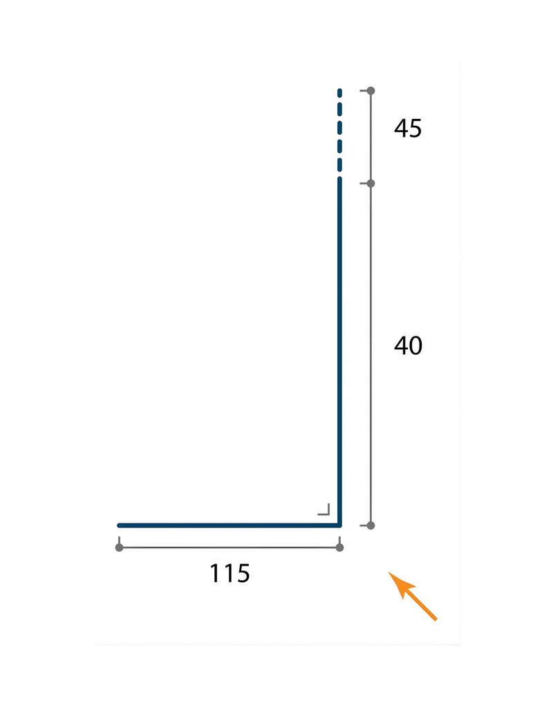 Isolatiebeschermingsprofiel RAL 7016 Antraciet