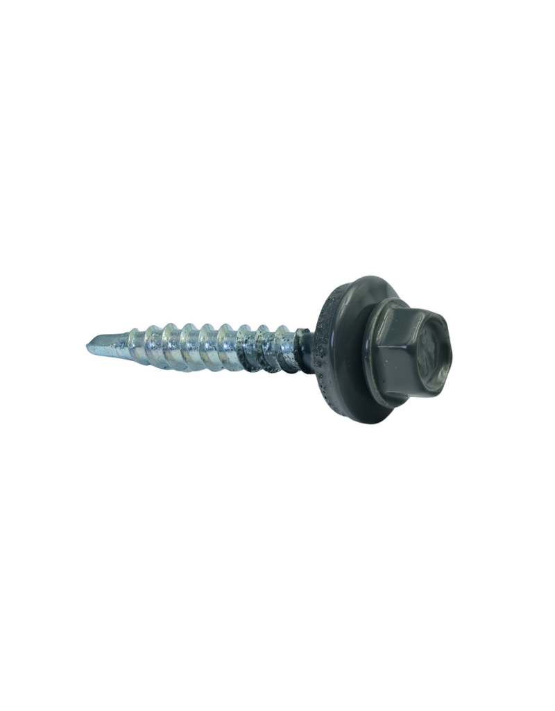 Zelfborende golfplaatschroef 4,8 x 35 mm RAL7016 Antraciet, 200 Stuks