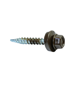 Golfplaatschroef 4,8x35mm RAL 8014