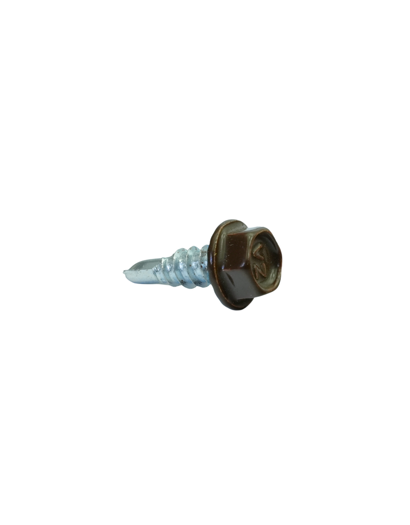 Staaltex Schroef 4,2x13mm, doos van 250 stuks, RAL 8014 Sepiabruin