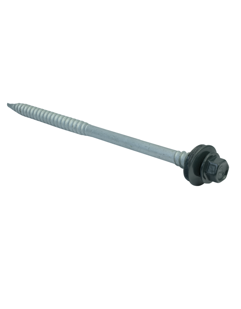 Paneelschroef Verzinkt 6,5x125 mm, RAL 7016 100 Stuks