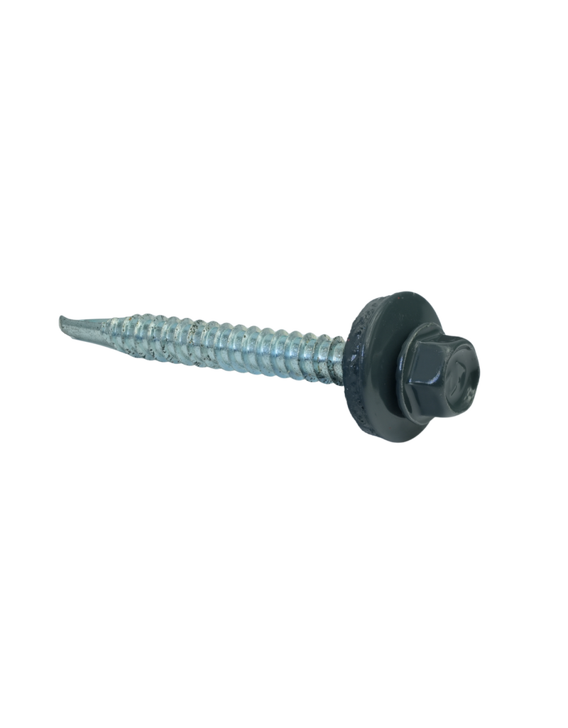 Zelfborende golfplaatschroef 5,5x50 mm RAL7016 Antraciet, 250 Stuks, Op staal