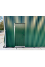 Stalen loopdeur inclusief frame en beslag, RAL9005 Gitzwart