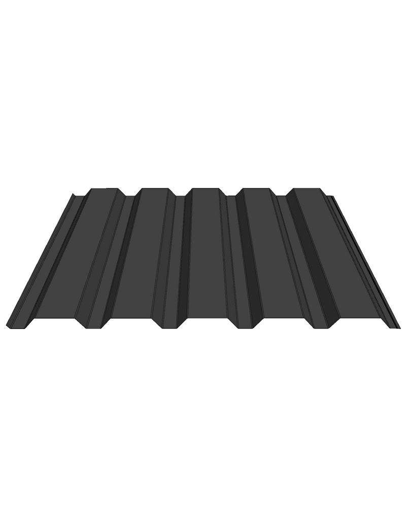 Damwandplaten Wand 35/1035, Antraciet