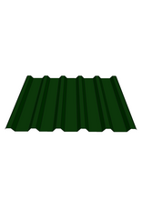 Damwandplaten Dak 35/1035, Donkergroen
