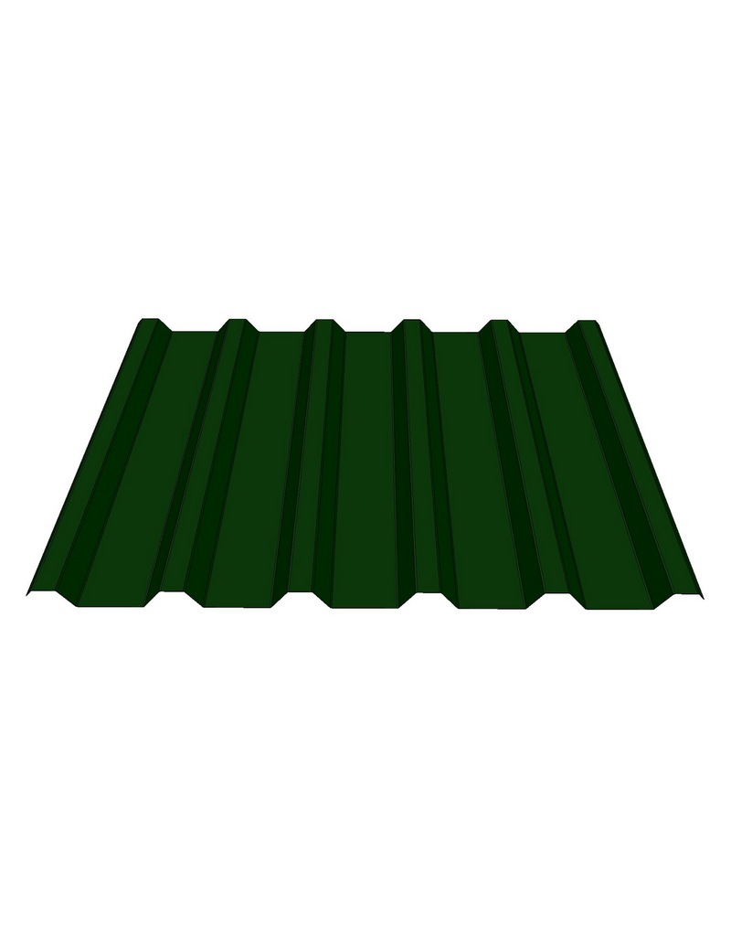 Damwandplaten Dak 35/1035, Donkergroen