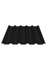 Damwandplaten Dak 35/1035, Gitzwart