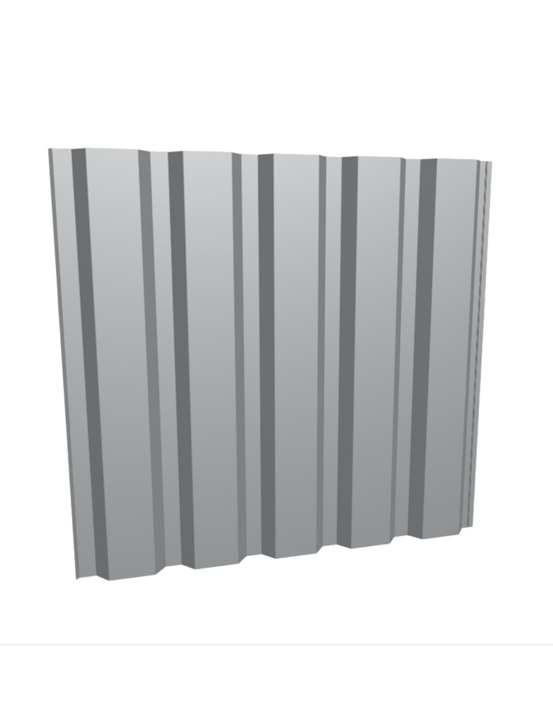 Damwandplaten Wand 35/1035, Blank Aluminium