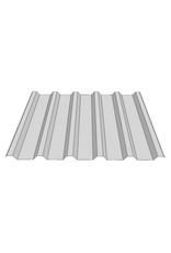 Damwandplaten Dak 35/1035, Blank Aluminium