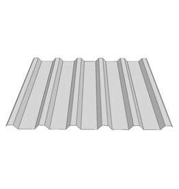Damwandplaten Dak 35/1035, Blank Aluminium