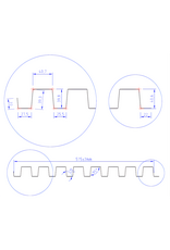 Damwand Houtlook 40-40